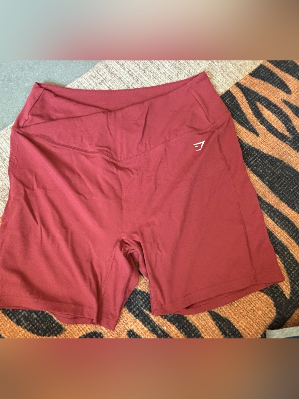 Gymshark Women’s High-Rise Bike Shorts in Burgundy